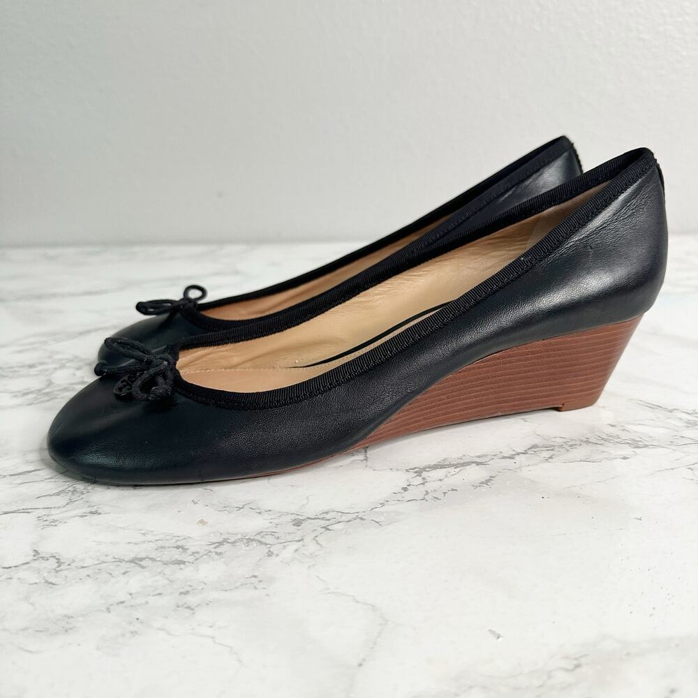 Tory Burch Black Wedge Heels
